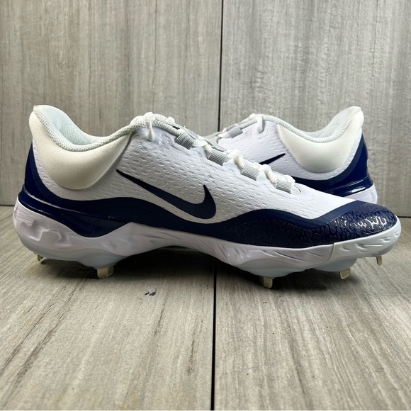 NEW Nike Alpha Huarache Elite 4 Low Metal Baseball Cleat fd2745-103 Mens Size 13 - Picture 2 of 9